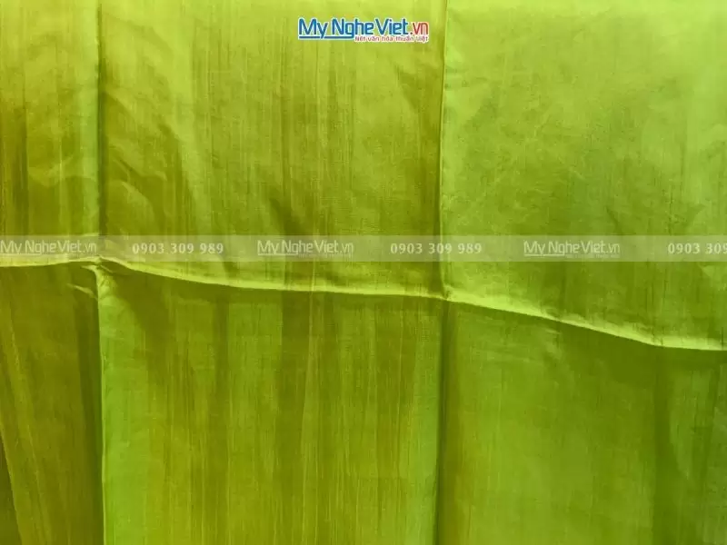 khăn choàng cổ lụa trơn màu xanh