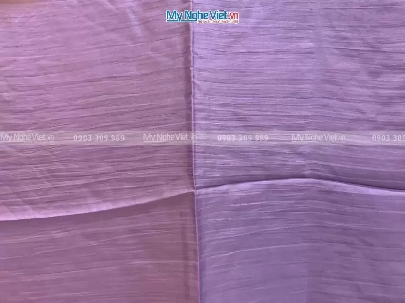 khăn lụa tơ tằm trơn tím