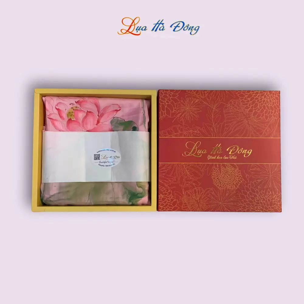 Hộp quà tặng Khăn lụa Hà Đông