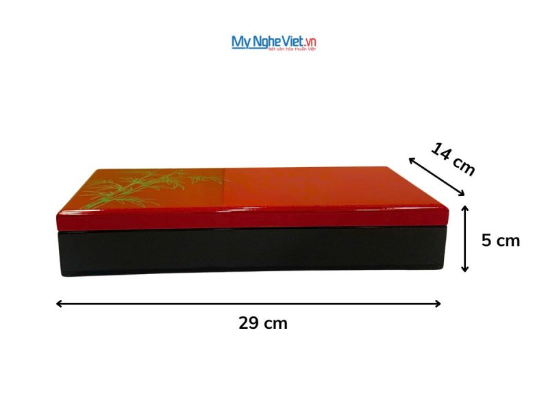 Combo Hộp sơn mài và khăn lụa Hà Đông