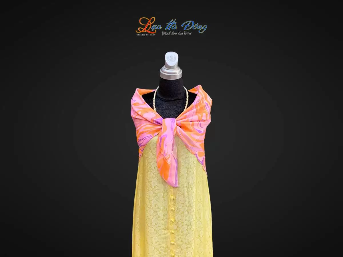 Khăn Lụa Tơ Tằm Vẽ Thủy Ấn Khăn Lụa Tơ Tằm Vẽ Thủy Ấn