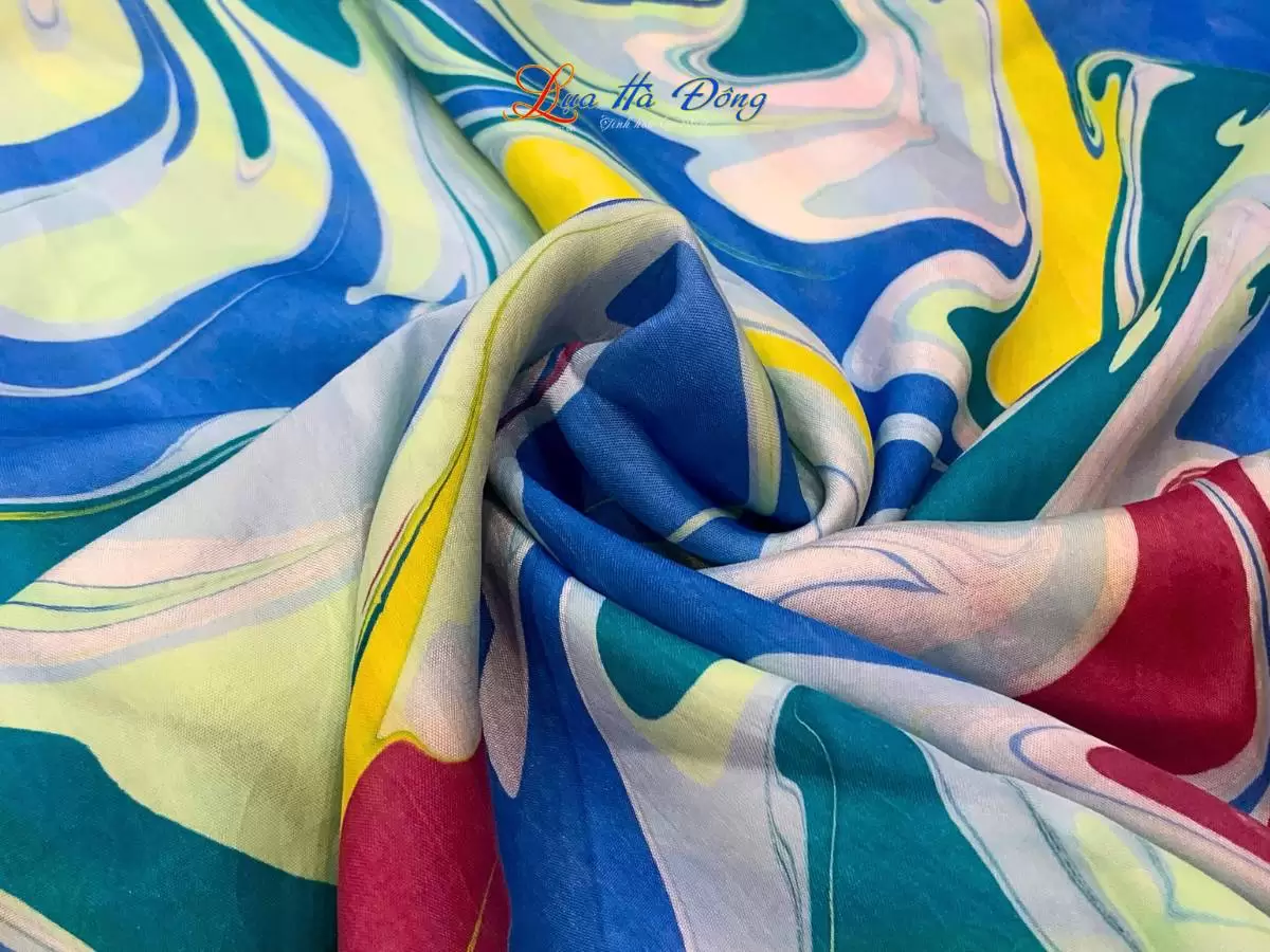 Khăn Lụa Tơ Tằm Vẽ Thủy Ấn Khăn Lụa Tơ Tằm Vẽ Thủy Ấn