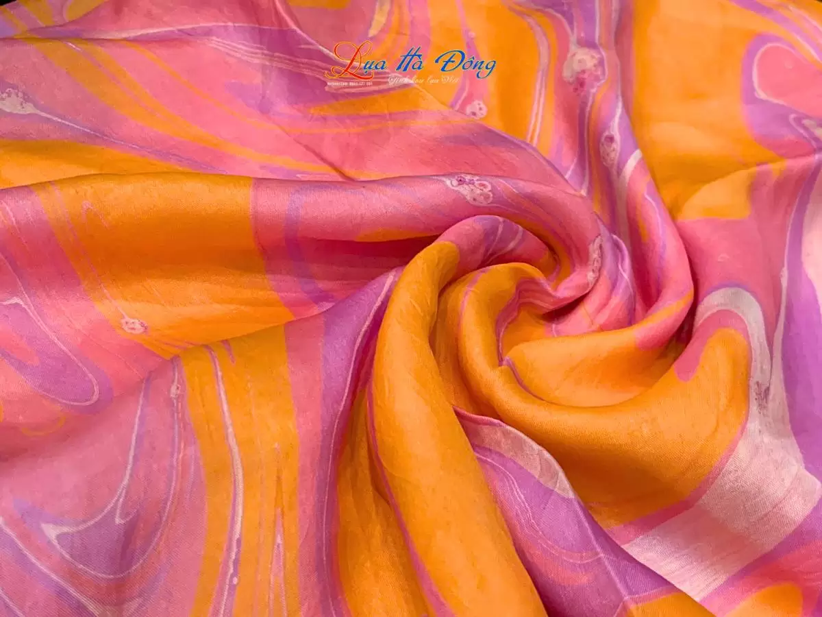 Khăn Lụa Tơ Tằm Vẽ Thủy Ấn Khăn Lụa Tơ Tằm Vẽ Thủy Ấn