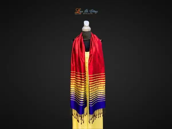 Khăn Lá Dâu Đỏ MNV-KLLS05-6