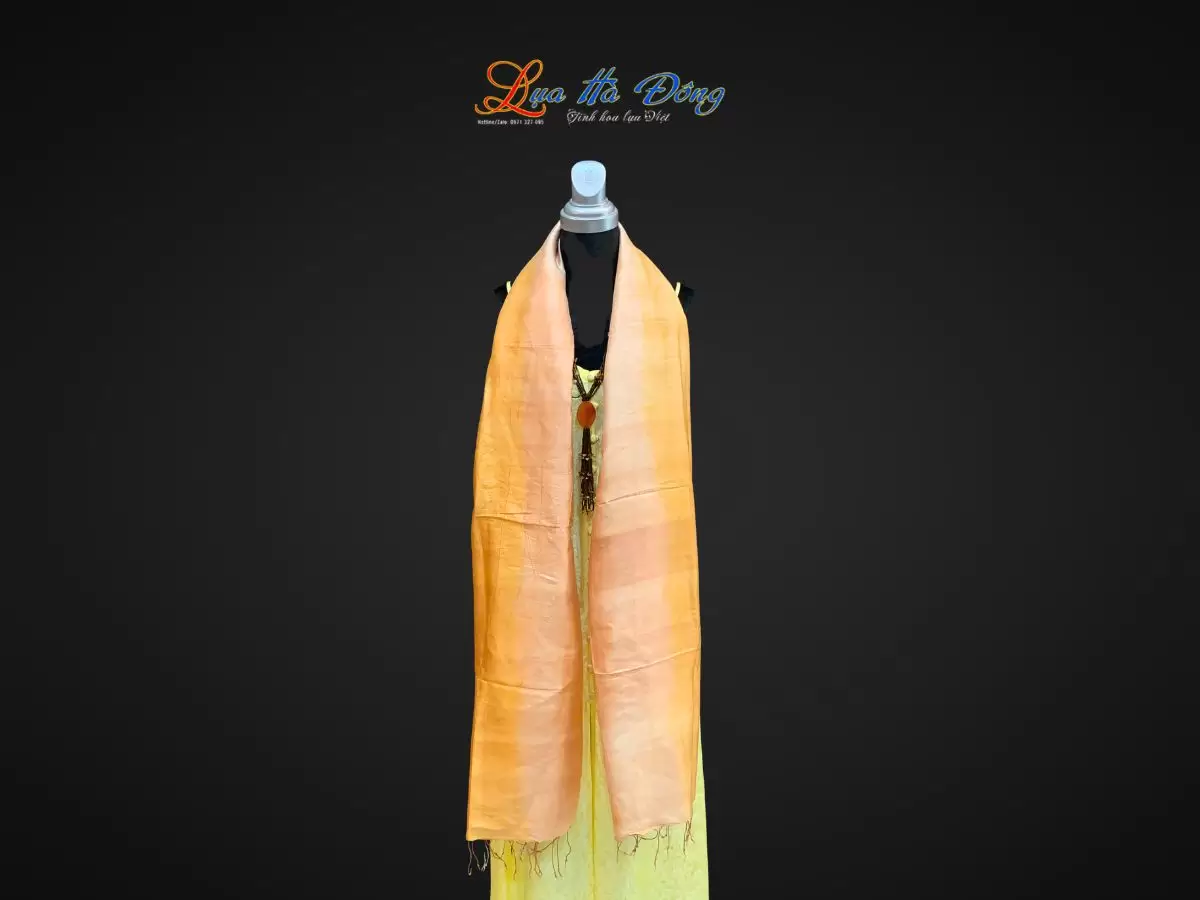 Khăn lụa tơ tằm loang
