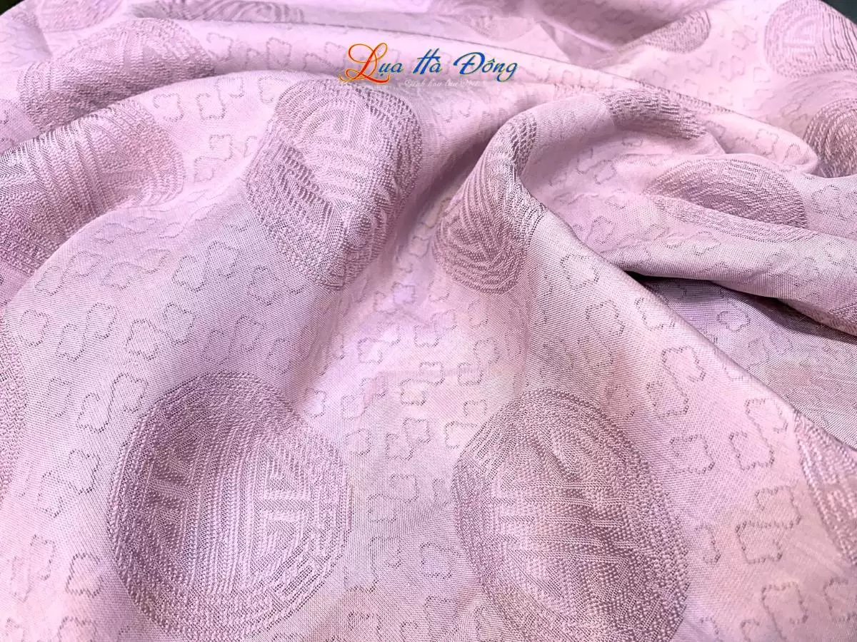 Khăn lụa vân cổ triện thọ (14) Khăn lụa vân cổ triện thọ
