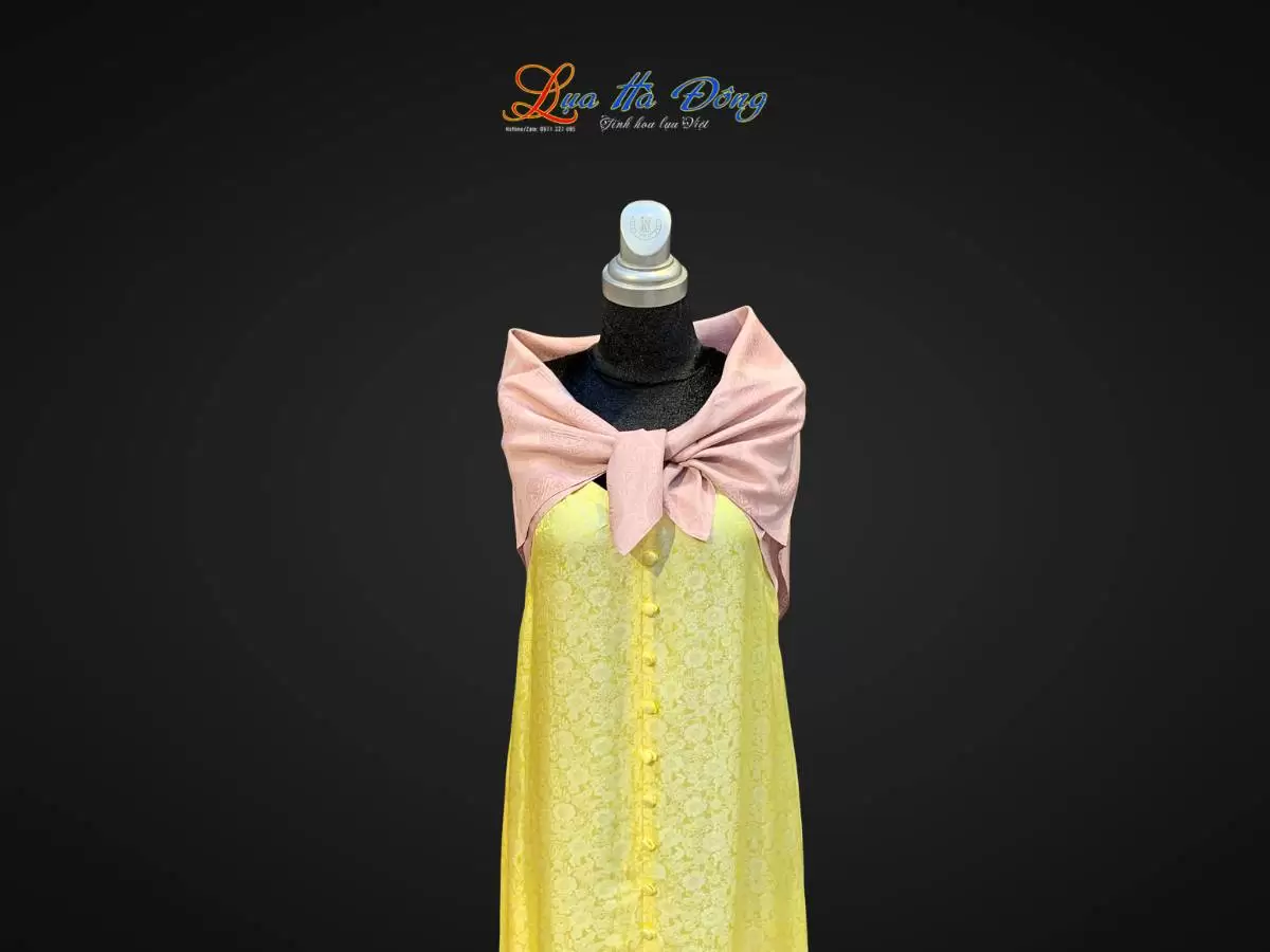 Khăn lụa vân cổ triện thọ (15) Khăn lụa vân cổ triện thọ