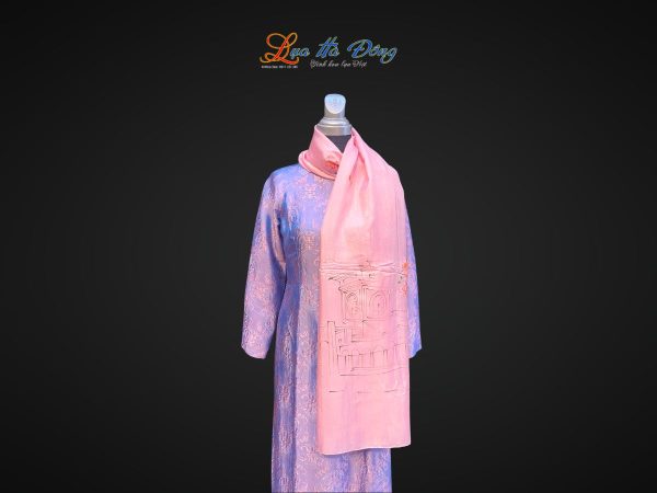 Khăn lụa tơ tằm vẽ tay chợ Bến Thành