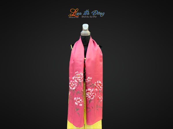 Khăn lụa tơ tằm vẽ tay