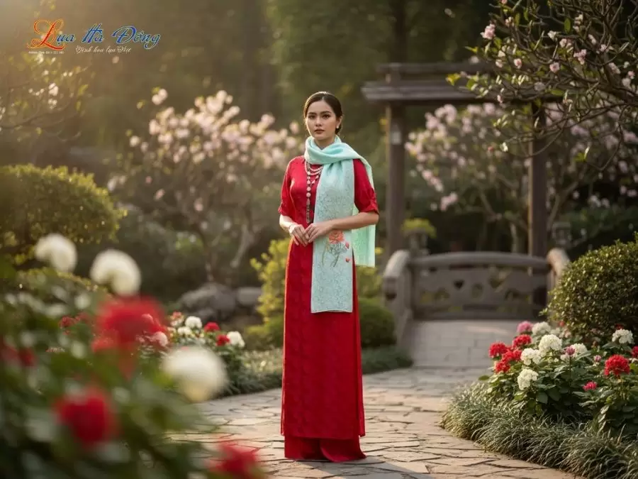 khan-lua-theu-tay-duoi-cong-xanh-mint (5) Khăn lụa thêu tay đuôi công xanh mint