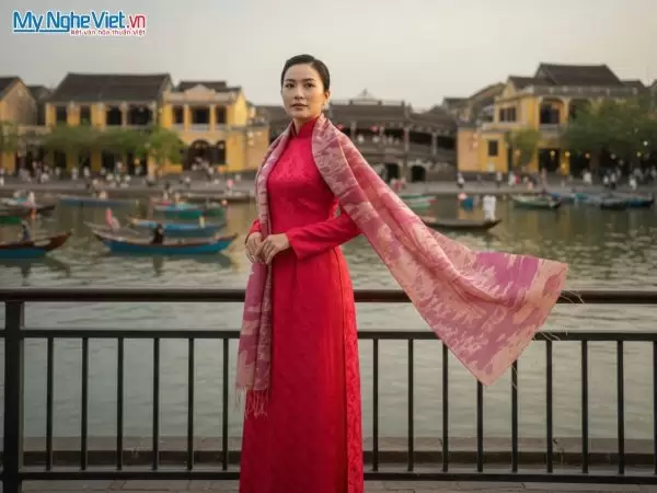 Khăn loang lụa tơ tằm