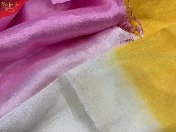 Khăn lụa tơ tằm loang