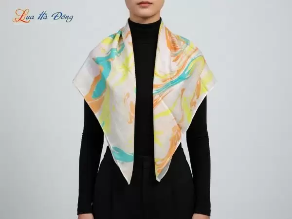 Khăn Lụa Tơ Tằm Thủy Ấn